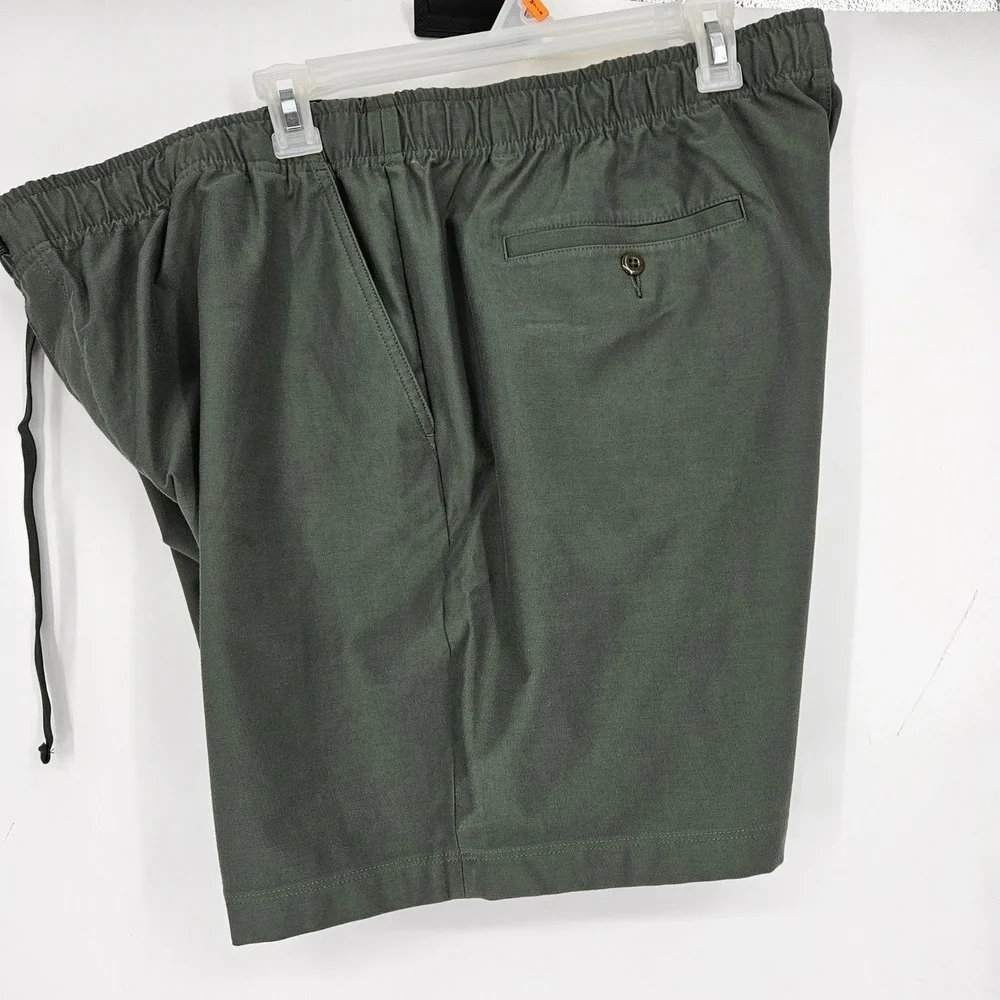 J‎ Crew Shorts Mens XXL Chino Oarsman Everyday Tech Drawstring Stretch Green